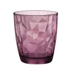 DIAMOND TUMBLER WATER 30CL PURPLE