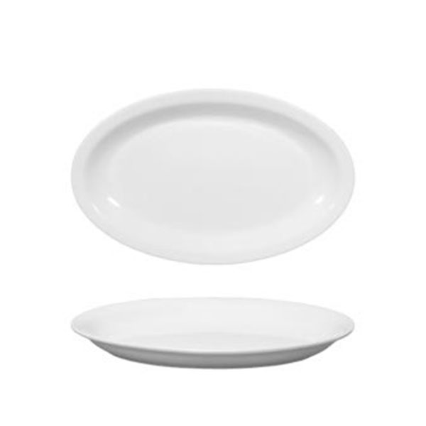 220-40001.jpg ROMA OVAL PLATE 32 - Image 1