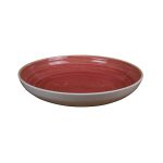 TERRA RED PLATE DEEP 25