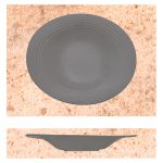 ARTISAN PEBBLE PLATE DEEP WIDE RIM 29