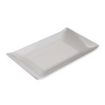 Leone Melamine Plate Rectangular White 23X14