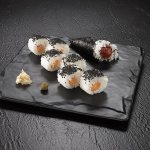 Leone Melamine Tray Rectangular Flat Black 40x15 - Image 2