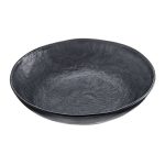 Leone Melamine Maya Bowl Round Black Ø31