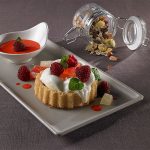 Leone Melamine Tray Rect. L. Grey 27x14 - Image 3