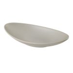 Leone Melamine Bowl Oval L. Grey 18