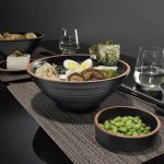 LEONE BOWL TERRACOTTA MEL. Ø15.3X4.3 BLACK - Image 2