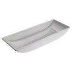 LEONE BOWL RECT. MEL. 25.6X9X4 WHITE