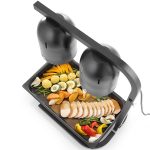 HENDI HEAT LAMB BRIDGE 2 LAMP 500W 45X36X79CM BLACK - Image 3