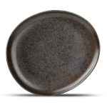 BLACK CERES PLATE 21x18.5CM