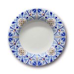 AMALFI PLATE DEEP 23CM