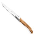 LAGUIOLE STEAK KNIVES 2.5MM OLIVE WOOD X6
