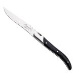 LAGUIOLE STEAK KNIVES 2.5MM BLACK WOOD X6
