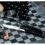 LAGUIOLE STEAK KNIVES 2.5MM BLACK WOOD X6 - Image 3
