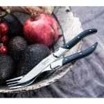 LAGUIOLE STEAK KNIVES 2.5MM BLACK WOOD X6 - Image 5