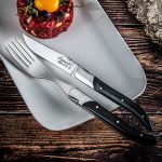 LAGUIOLE STEAK KNIVES 2.5MM BLACK WOOD X6 - Image 6