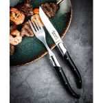 LAGUIOLE STEAK KNIVES 2.5MM BLACK WOOD X6 - Image 7