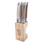 LAGUIOLE STEAK KNIVES 1.8MM ON BLOCK TREASURE X6 - Image 2