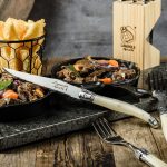 LAGUIOLE STEAK KNIVES 1.8MM ON BLOCK PEARL X6 - Image 5