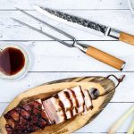 FORGED FORK CARVING JAPANESE 19CM - Image 3