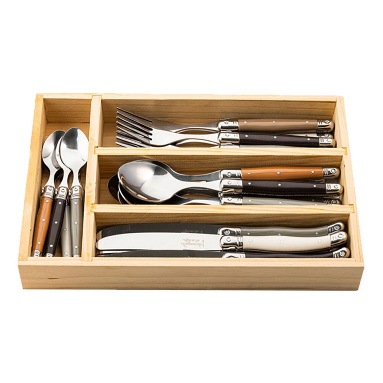 Laguiole Style de Vie Cutlery set of 24pcs Soteriou Professional