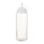 LEONE SAUCE BOTTLE SQUEEZE 95CL TRANSPARENT