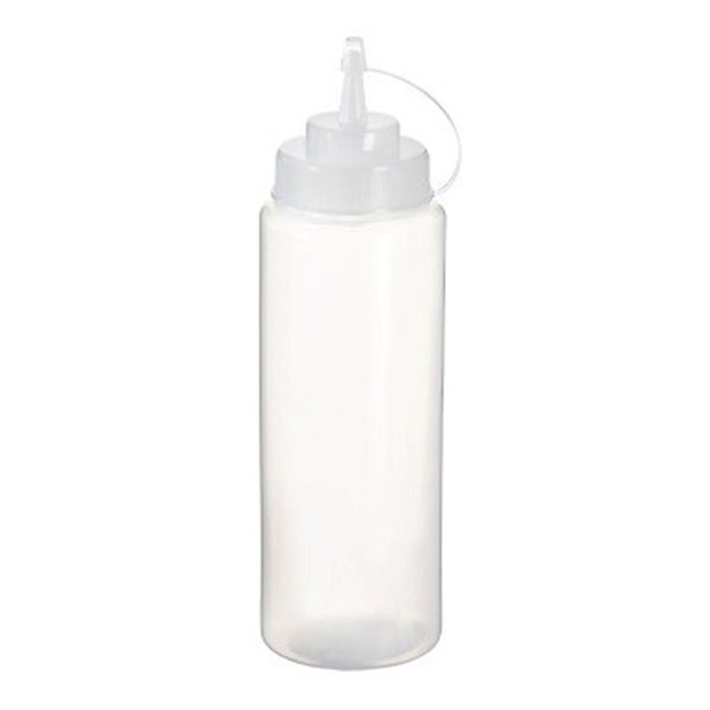 251-T5014T-leone-transparent-sauce-squeezer-bottle-dispenser-68cl-x6 LEONE SAUCE BOTTLE SQUEEZE 68CL TRANSPARENT X6 - Image 1