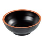 LEONE BOWL TERRACOTTA MEL. BLACK Ø14.7x5.5 400ML