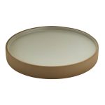 2IN1 PLATE FLAT/HALFDEEP 21CM BEIGE/GREY