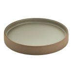 2IN1 PLATE FLAT/HALFDEEP 21CM BEIGE/GREY - Image 2