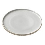 NARA PLATE FLAT RELIEF 27CM WHITE