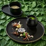 NARA PLATE FLAT RELIEF 27CM BLACK/WHITE - Image 3