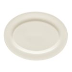 GENERATION PLATTER OVAL W/RIM 33X25CM