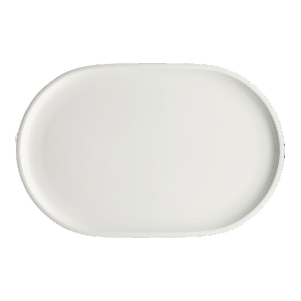 268-59351-schonwald-shiro-porcelain-oval-platter-coupe-white-23x16cm_04 SHIRO PLATTER OVAL COUPE 36X24CM WHITE - Image 1