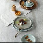 SHIRO GLAZE PLATE FLAT COUPE RELIEF 28CM STEAM - Image 5
