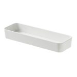 LEONE TRAY RECT. MEL. 28X9X4 WHITE