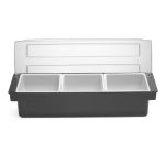 HENDI BAR SET ORGANIZER 3 CONTAINERS 48X15X10CM