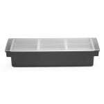 HENDI BAR SET ORGANIZER 3 CONTAINERS 48X15X10CM - Image 2