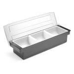 HENDI BAR SET ORGANIZER 3 CONTAINERS 48X15X10CM - Image 4