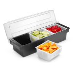 HENDI BAR SET ORGANIZER 3 CONTAINERS 48X15X10CM - Image 7