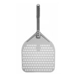 HENDI SHOVEL PIZZA SQ. ALU PERFOR. SHORT 35X71CM