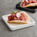 LEONE TRAY SQUARE MEL. 8X8X1.3 WHITE - Image 2