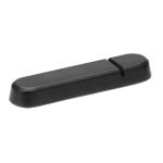 LEONE CUTLERY HOLDER MELAMINE BLACK 8X2X1