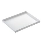 LEONE TRAY MEL. VENEZIA GN 1/2 32.5X26.5X3 WHITE