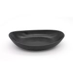 GHISA PLATTER DEEP OVAL PORCEL. 28CM BLACK CAST IRON