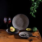 GAUFRE PLATE DEEP 19CM GREY - Image 3
