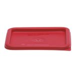 CM LID PP FOR CONTAINER 21.5X21.5CM RED