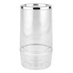 APS BOTTLE COOLER ACRYLIC 23CM TRANSP.