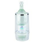 APS BOTTLE COOLER ACRYLIC 23CM TRANSP. - Image 3