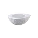 CALCAIRE BOWL OVAL 19X14 WHITE