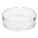 PLAY ASHTRAY ROUND GLASS 10CM